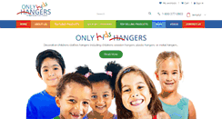 Desktop Screenshot of onlykidshangers.com